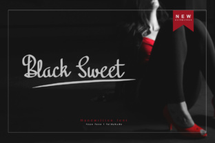 Black Sweet: A Fresh Handwritten Font for Branding Projects