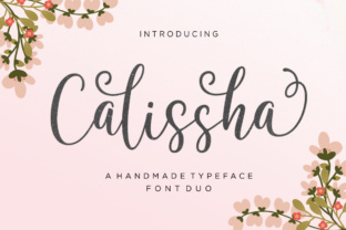 Calissha Duo: A Script Font for Dynamic Web Design