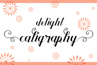Delight Calligraphy: A Script Font That Adds Magic to Every Project