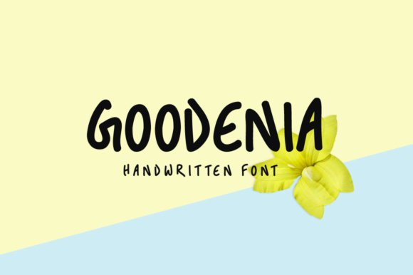 Goodenia: A Handwritten Font for Digital Design