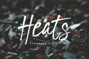 Heats: A Script Font for Crafters and Designers