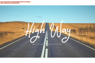 High Way: A Font That Adds Soul to Every Craft Project