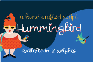 Hummingbird: A Script Font with Heart