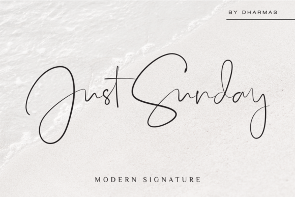 Just Sunday: A Modern Script Font for Web Design