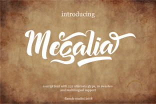 Megalia: A Script Font That Elevates Your Brand’s Visual Story