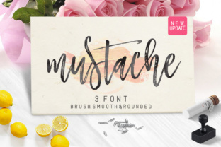Mustache Family: A Script Font with Character and Versatility