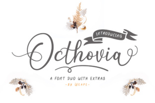 Octhovia Duo: A Versatile Script Font for Modern Branding