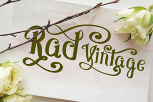 Rad Vintage: The Font That Elevates Your Brand