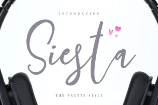Siesta: A Versatile Script Font for Creative Crafters