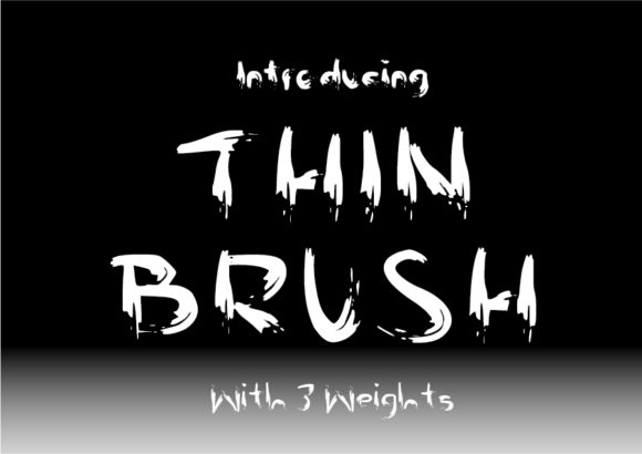 Thin Brush: A Handmade Font for Creative Crafters