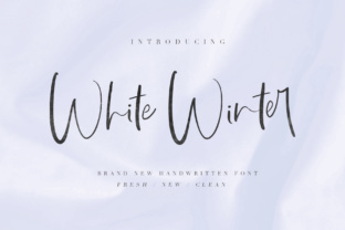 White Winter: A Script Font for Campaign Creativity