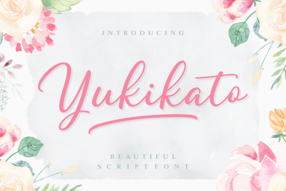 Yukikato: A Script Font That Adds Grace to Branding Projects